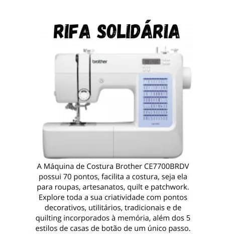 Imagem da campanha Rifa solidária Celmáquinas