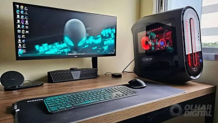 Imagem da campanha PC Gamer Alienwere Aurora R15