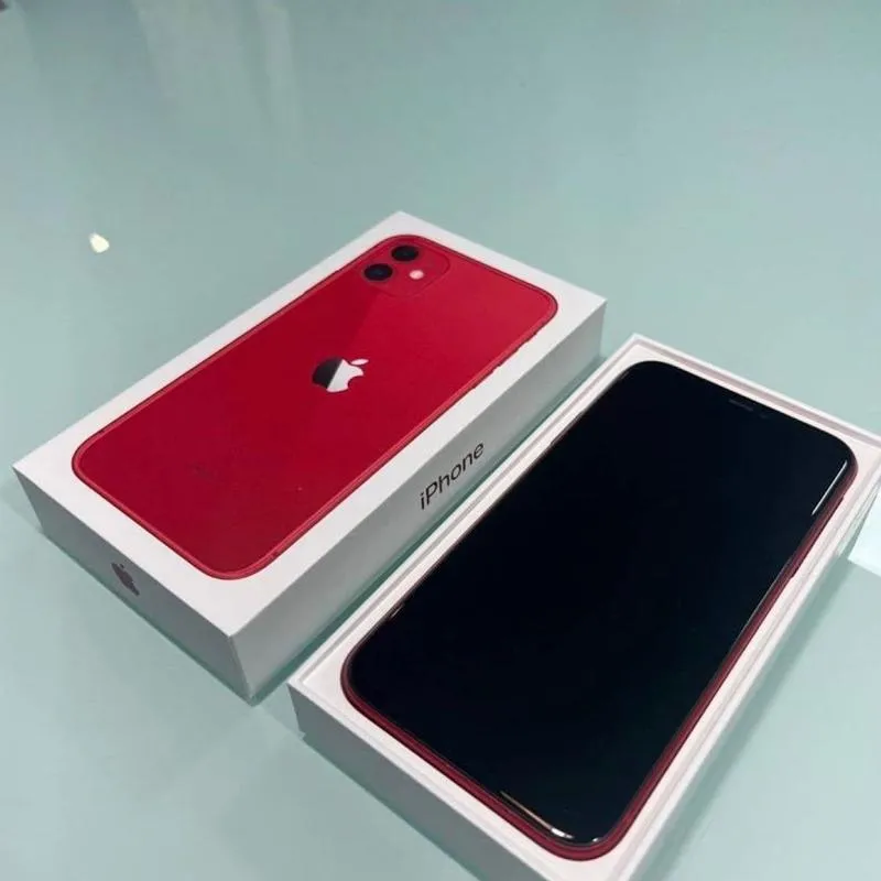 Imagem da campanha iphone 11 vermelho com caixa,ou 2k no patacooo!!!!!!