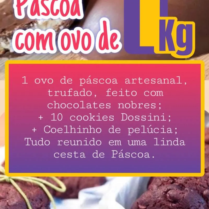 Imagem da campanha Páscoa 🐰