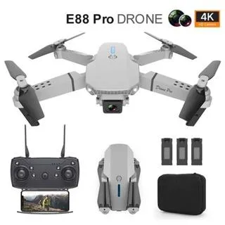 Imagem da campanha Zangão profissional e88 4k câmera grande-angular hd wifi dobrável helicóptero câmera
