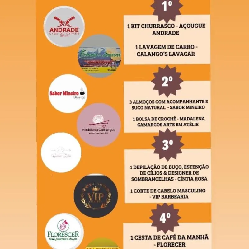 Imagem da campanha Rifa em prol do cursilho de São Sebastião Itatiaiuçu