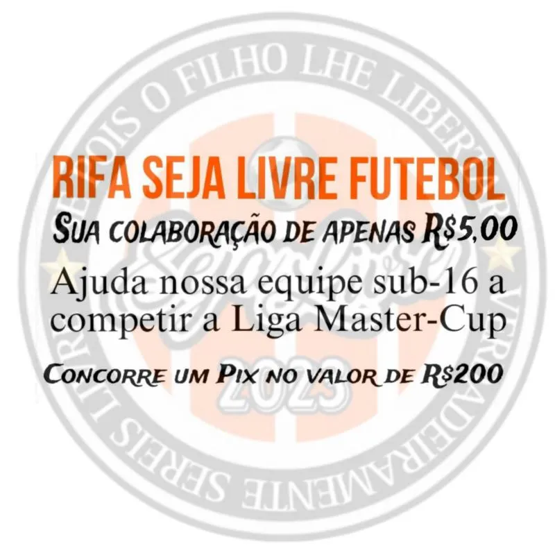 Imagem da campanha Seja Livre na Master Cup
