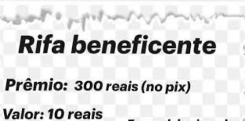 Imagem da campanha Rifa beneficente para ajudar na construção de uma casinha. Para uma familia que precisa