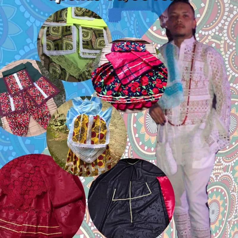 Imagem da campanha Garantir uma roupa de Santa para você que não tem condições no momento mas quer muito agradar seu guia/Orisá.