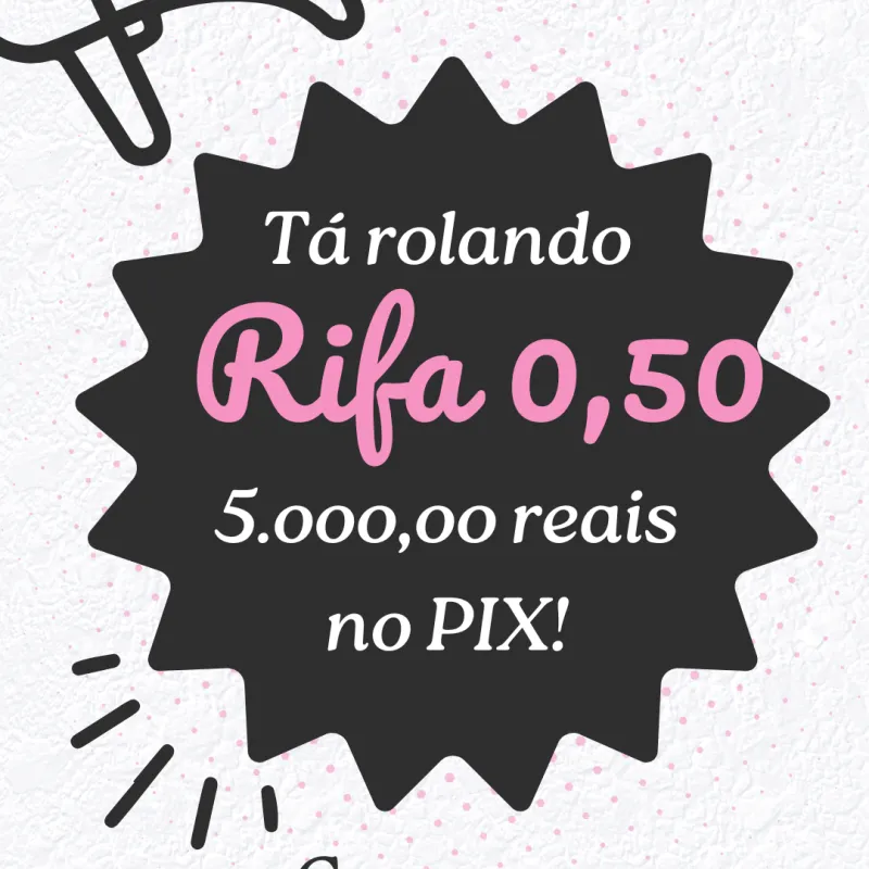 Imagem da campanha 5 mil no pix