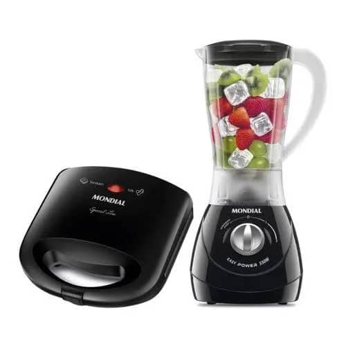 Imagem da campanha Sanduicheira e liquidificador