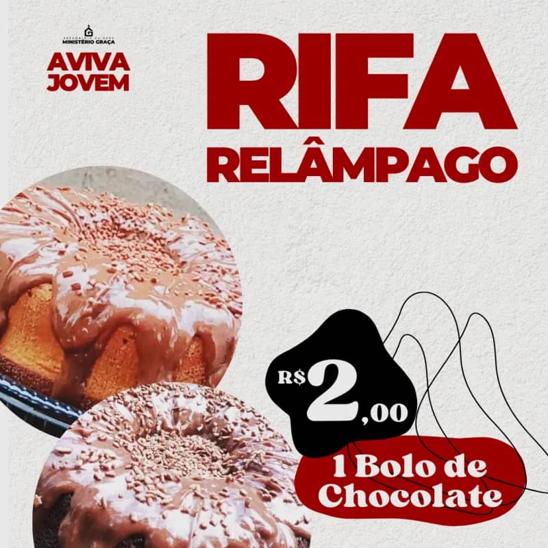 Imagem da campanha RIFA AVIVA JOVEM