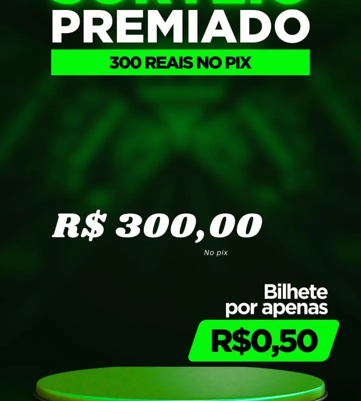 Imagem da campanha R$300,00 no Pix