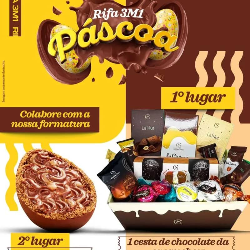 Imagem da campanha RIFA DE PÁSCOA DO 3M1