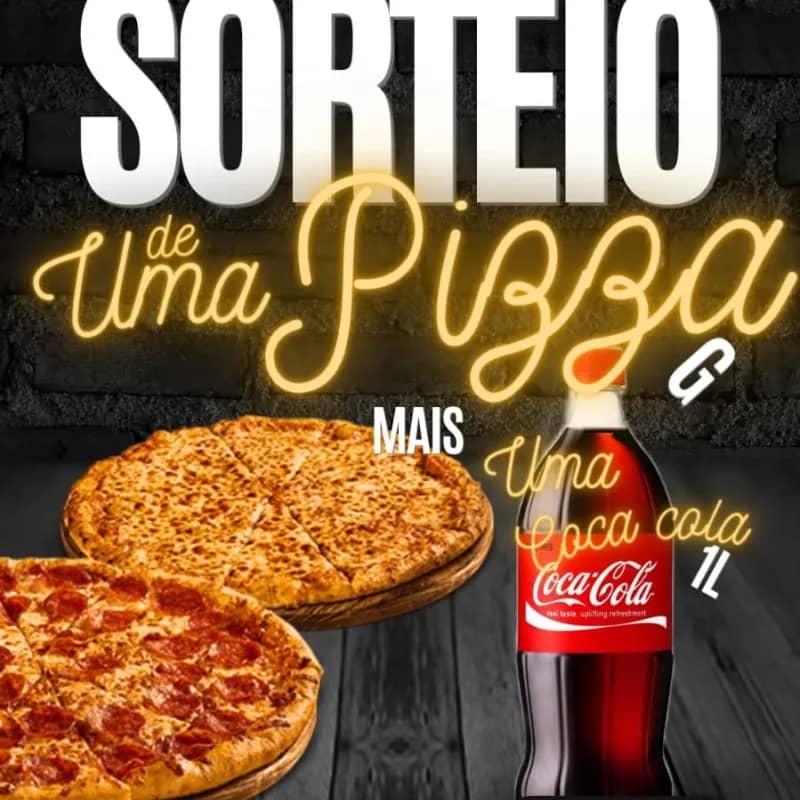 Imagem da campanha Ajude a obra social - Pizza + Refri 2,00 - Sorteio 31/03/2024