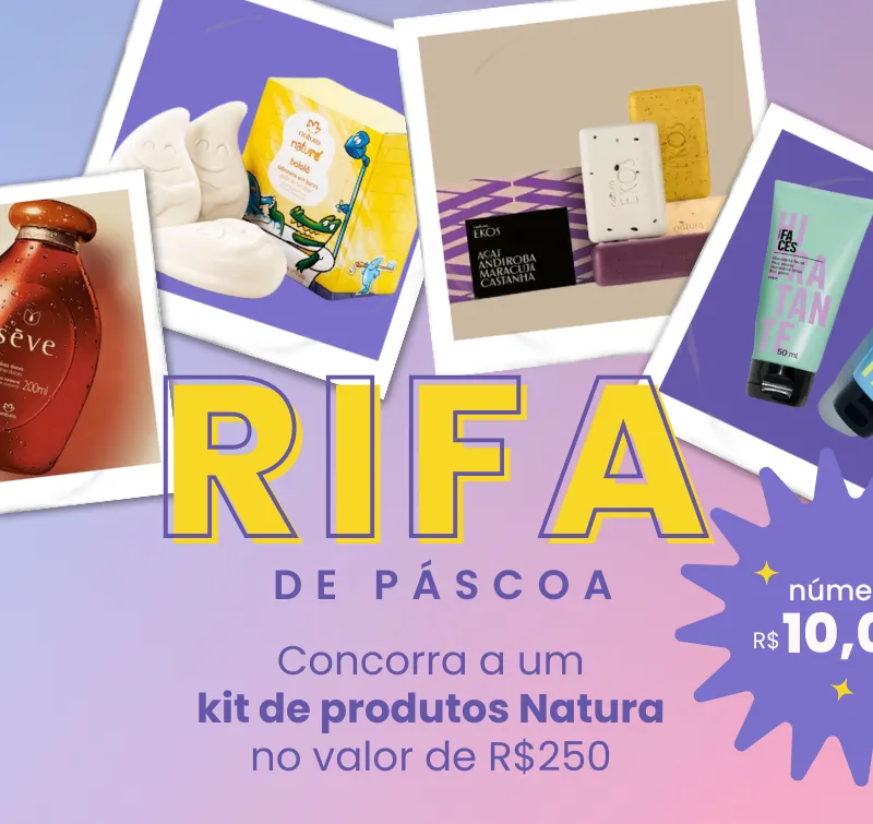Imagem da campanha RIFA NATURA
