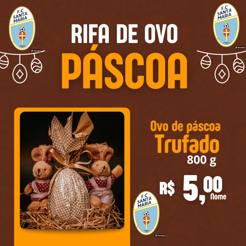 Imagem da campanha Ovo de Páscoa trufado