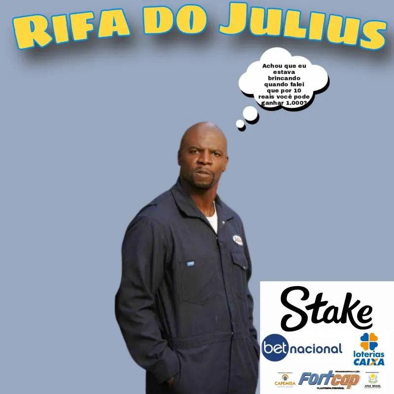 Imagem da campanha Rifa do Julius