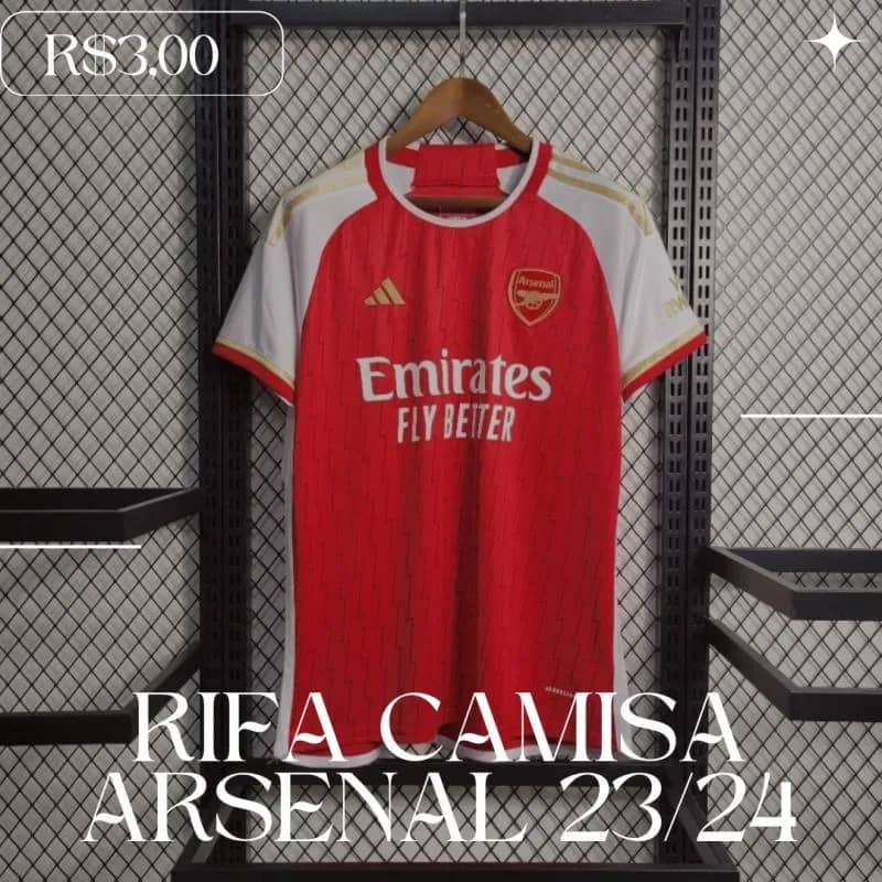 Imagem da campanha Camisa do Arsenal 23/24