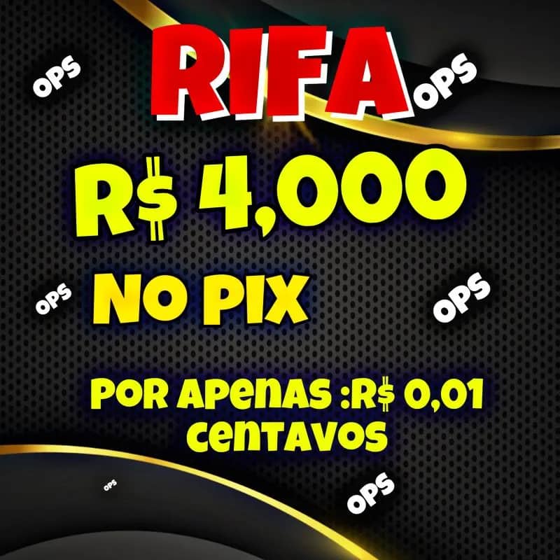 Imagem da campanha 4mil no pix mais 10 bilhete premiado de 100 reais