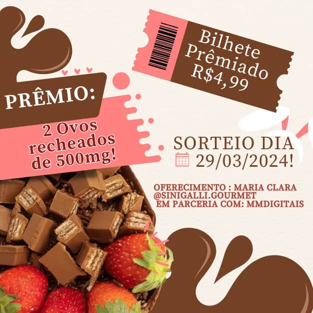 Imagem da campanha Concorra 2 Ovos de Páscoa Gourmet