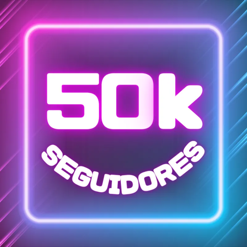 Imagem da campanha 50 MIL Seguidores