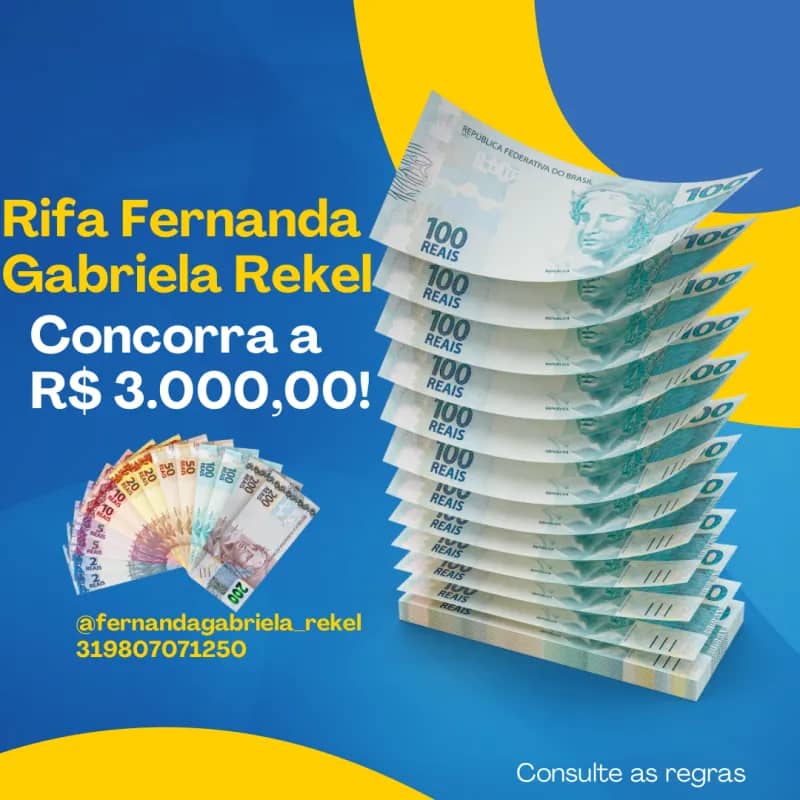 Imagem da campanha Fernanda Gabriela Rekel