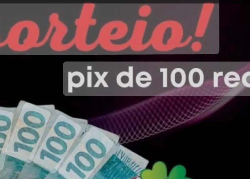 Imagem da campanha 100 reais no pix