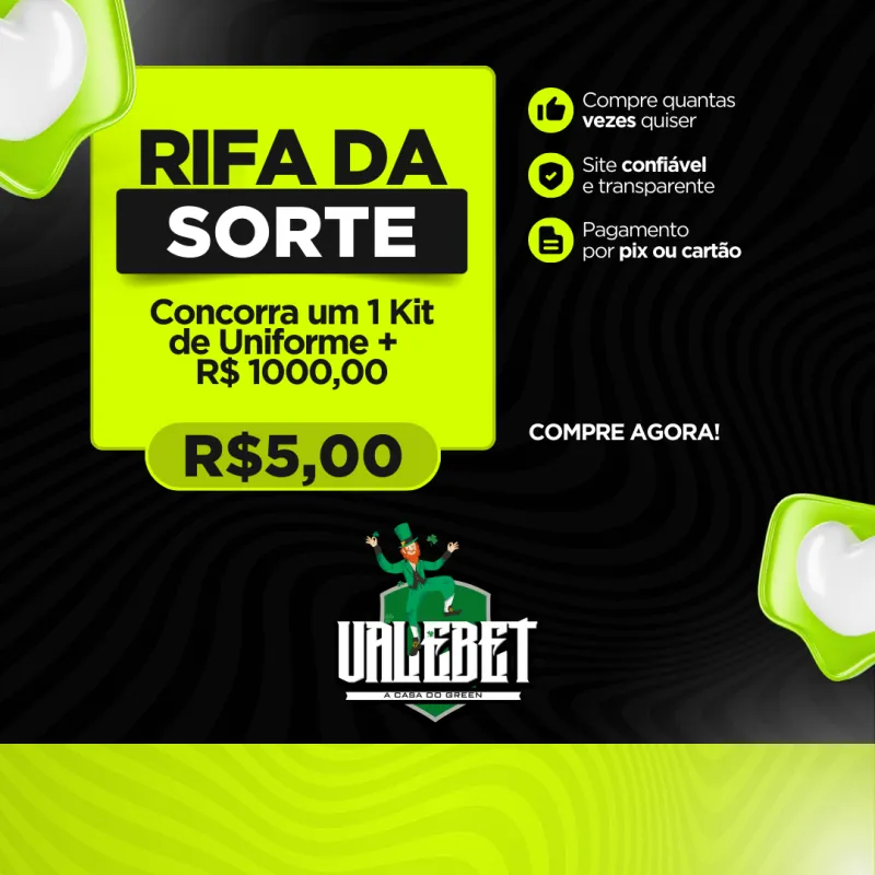 Imagem da campanha Rifa da Sorte 1 Kit de Uniforme + Pix de Mil Reais