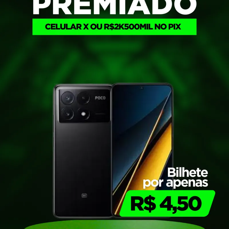 Imagem da campanha RIFA POCO X6 PRO 512/12 RAM