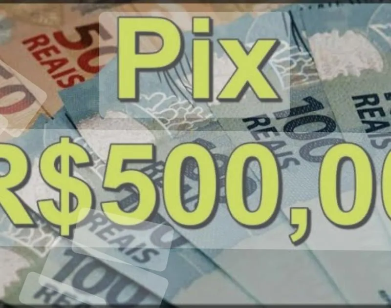 Imagem da campanha Açõe de 500 no seu pix