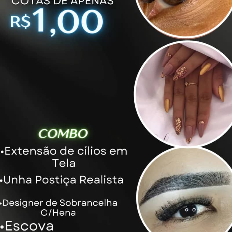 Imagem da campanha Combo de beleza ou 150$ no Pix