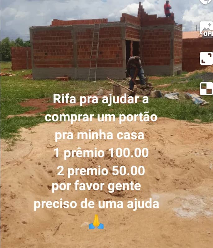 Imagem da campanha Ajuda pra compra do portão da minha casa 🙏