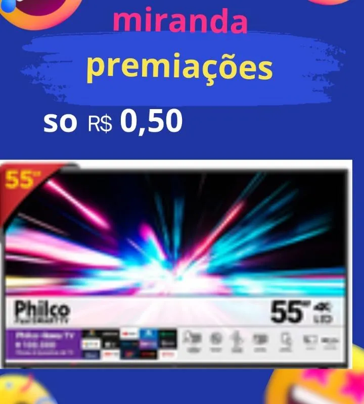 Imagem da campanha Miranda premiações