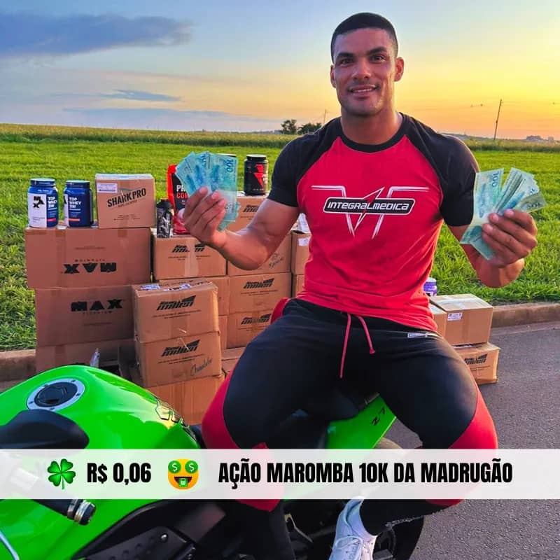 Imagem da campanha AÇÃO MAROMBA 10K DA MADRUGÃO