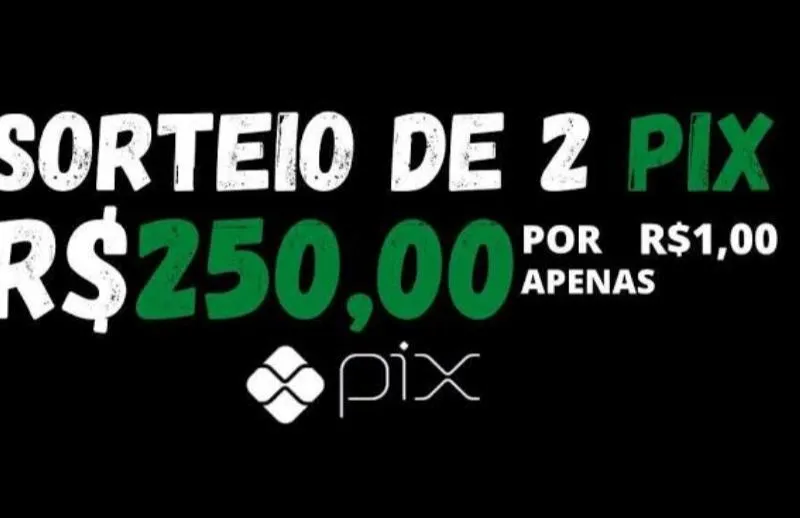 Imagem da campanha 250,00 no Pix pra 2 ganhadores