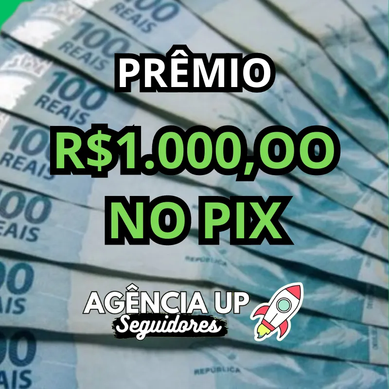 Imagem da campanha Rifa de R$1.000 no Pix por apenas R$0,50!