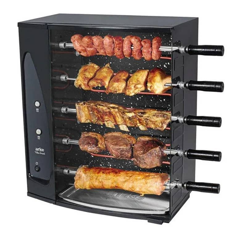 Imagem da campanha Sorteio, churrasqueira elétrica giratória! 🍀