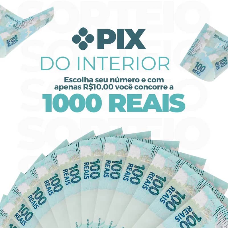 Imagem da campanha Mil Reais no Pix