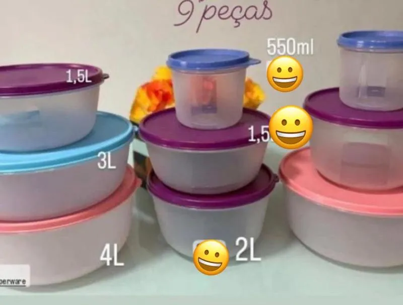 Imagem da campanha Kit com 9 vasilhas ou um pix de 200,00