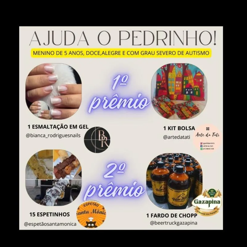 Imagem da campanha AJUDA O PEDRINHO 🙏