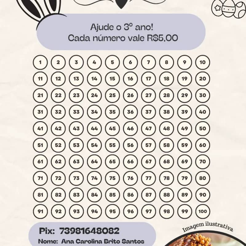 Imagem da campanha Viagem 3⁰ ano!!