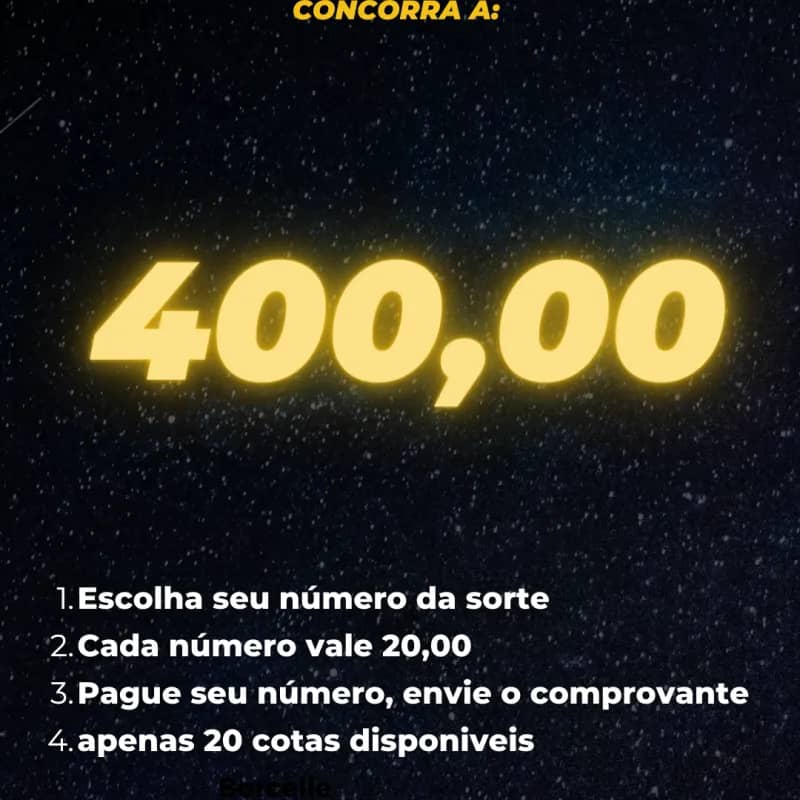 Imagem da campanha 400$ no pix