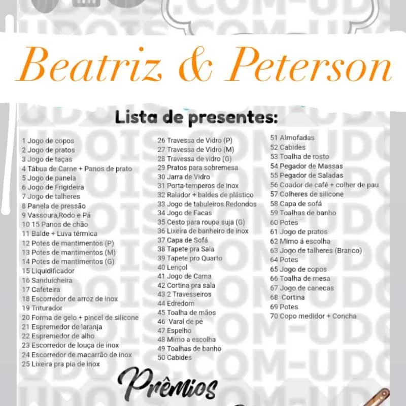 Imagem da campanha Chá de casa nova ❤️