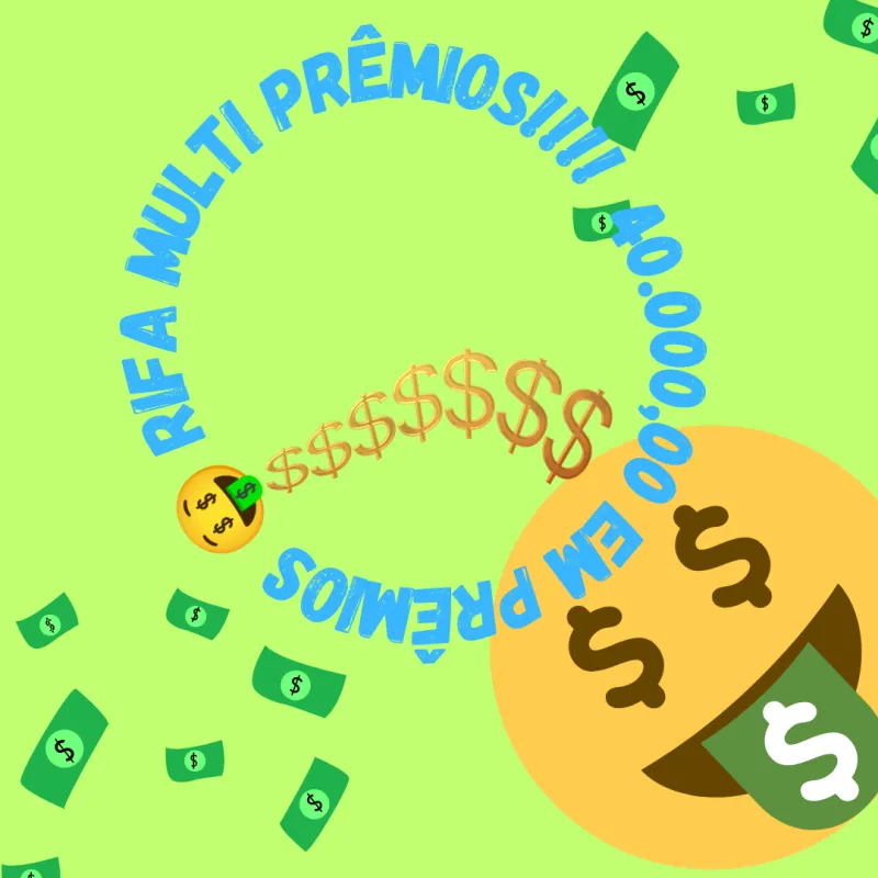 Imagem da campanha Rifa Multi Prêmios 🥇🥇🥇