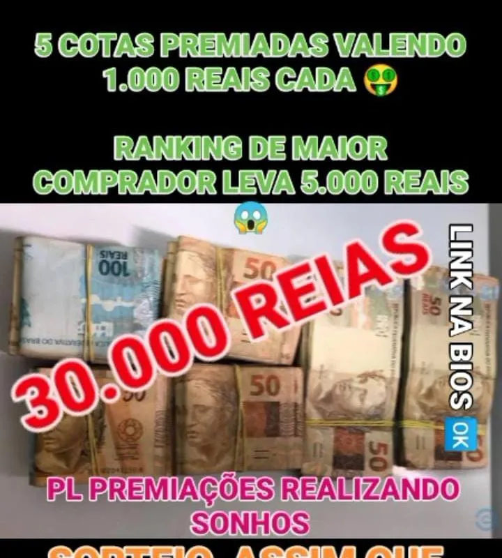 Imagem da campanha PL PREMIAÇÕES REALIZANDO SONHOS