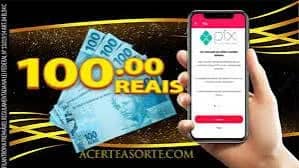 Imagem da campanha Pix de 100