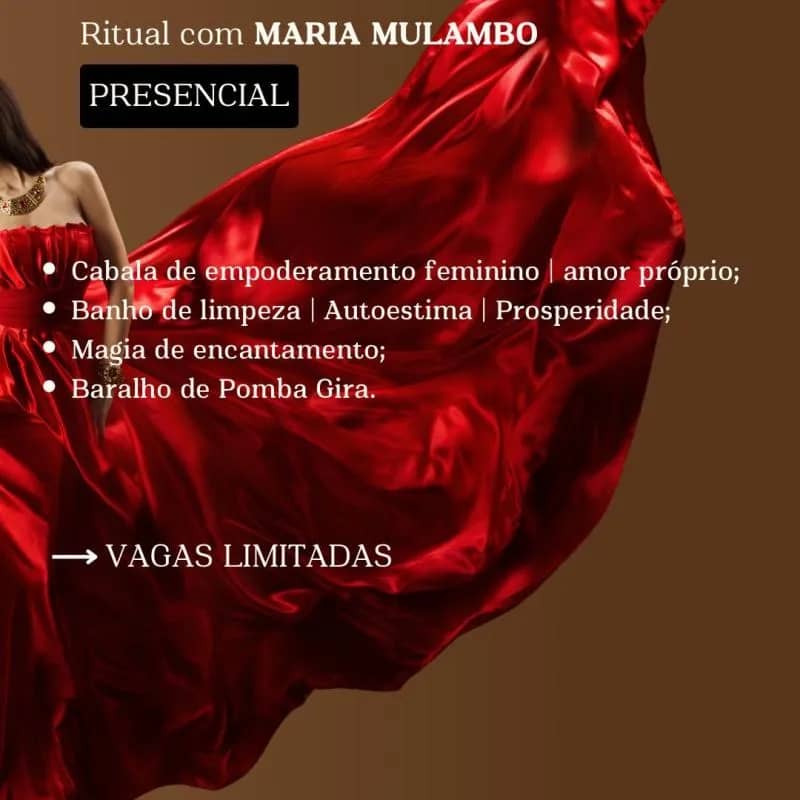 Imagem da campanha Magia com Maria Mulambo