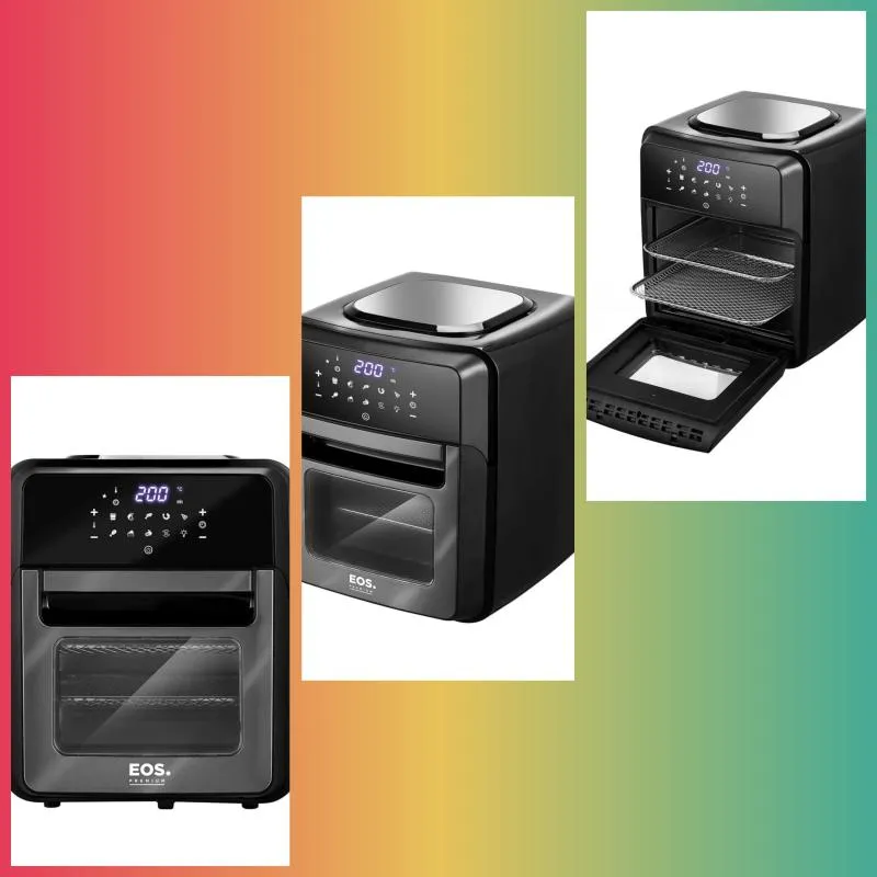 Imagem da campanha Fritadeira Air Fryer Oven Eos 12l Digital Titanium 110v