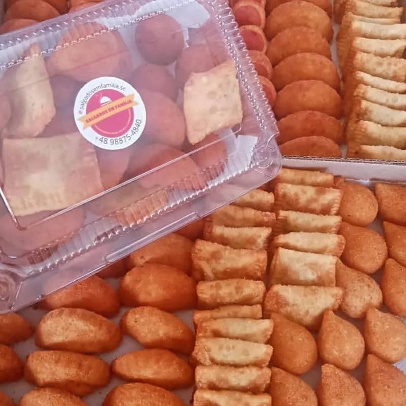 Imagem da campanha 100 salgados