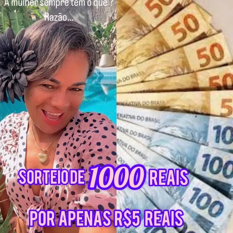 Imagem da campanha Sorteio de 1000 reais