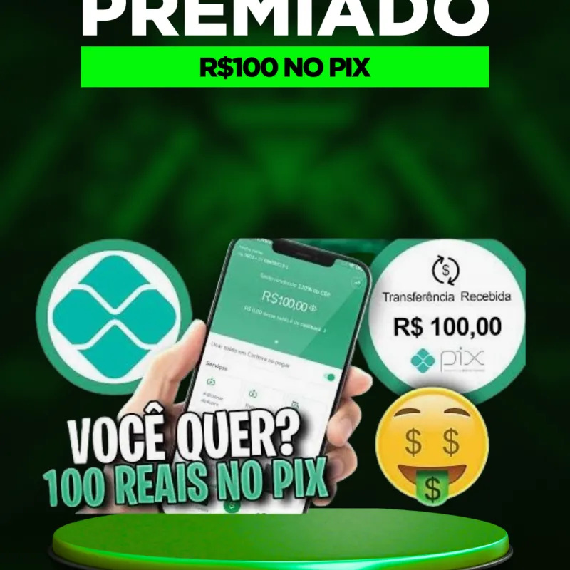 Imagem da campanha Sorteio de R$100 reais