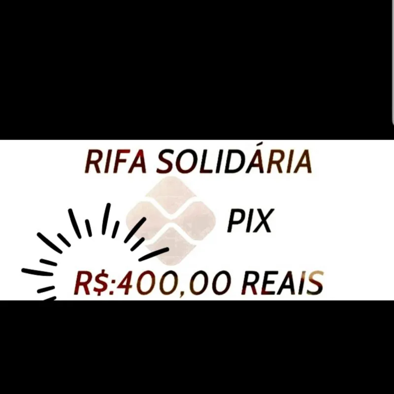 Imagem da campanha *Rifa solidária pra ajudar nos custos de leite e fralda  pra 2 crianças que estão sem os pais*