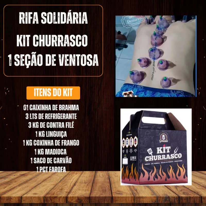 Imagem da campanha Rifa Solidária